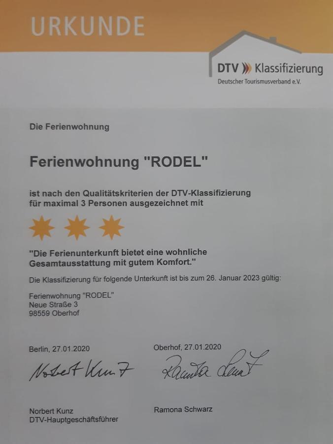 Haus Sonnenruh Lägenhet Oberhof  Exteriör bild
